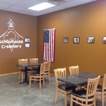 Schoolhouse Creamery - Interior seating - Ice Cream & Frozen Yogurt Near Me - Harlingen, Texas Schoolhouse Creamery - Interior seating - Ice Cream & Frozen Yogurt Near Me - Harlingen, Texas
