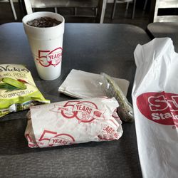 Sub Station II - Meal deal:  20 os drink. Chips and sub of the day (regular) for $9.24.   Great deal.