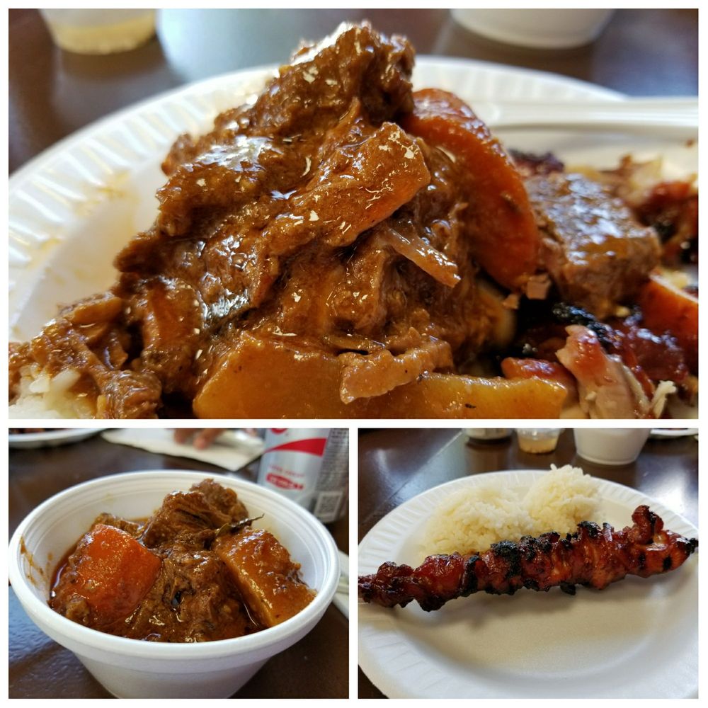 Kabayan Grill - Combo 2 - pick 2 and comes with a drink. I had the Kaldereta and chicken barbeque - Filipino Near Me - East Meadow, New York Kabayan Grill - Combo 2 - pick 2 and comes with a drink. I had the Kaldereta and chicken barbeque - Filipino Near Me - East Meadow, New York