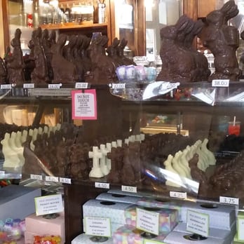 Crown Candy Kitchen - Chocolate bunnies galore - Candy Stores Near Me - St. Louis, Missouri