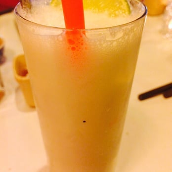 Tamarind Tree Restaurant - Soda Chanh Sua: lime juice with soda and condensed milk ($4) - Vietnamese Near Me - Seattle, Washington