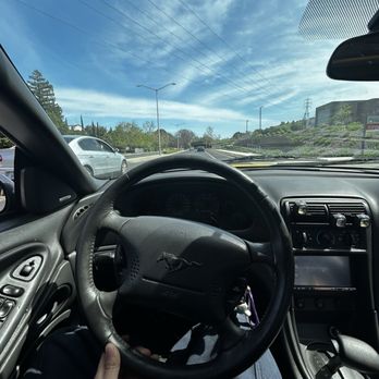 Antioch Tire & Wheel - I'm driving straight in this picture and you can see the steering wheel not being straight... - Auto Repair Near Me - Antioch, California Antioch Tire & Wheel - I'm driving straight in this picture and you can see the steering wheel not being straight... - Auto Repair Near Me - Antioch, California