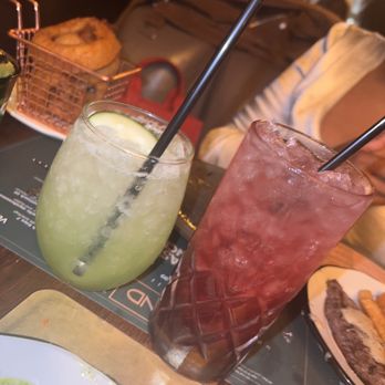 Le Grand - Sparkling Cucumber & Hibiscusnade mocktails - Breakfast & Brunch Near Me - Los Angeles, California