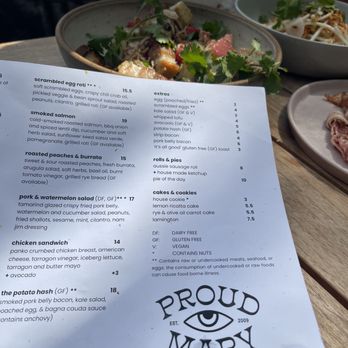 Proud Mary - Menu - Breakfast & Brunch Near Me - Austin, Texas
