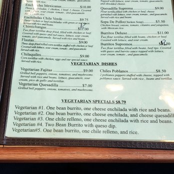 Chile Verde Mexican Restaurant - Menu - Mexican Near Me - Winter Haven, Florida