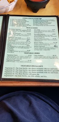 Menu photo 8 Chile Verde Mexican Restaurant Winter Haven, FL