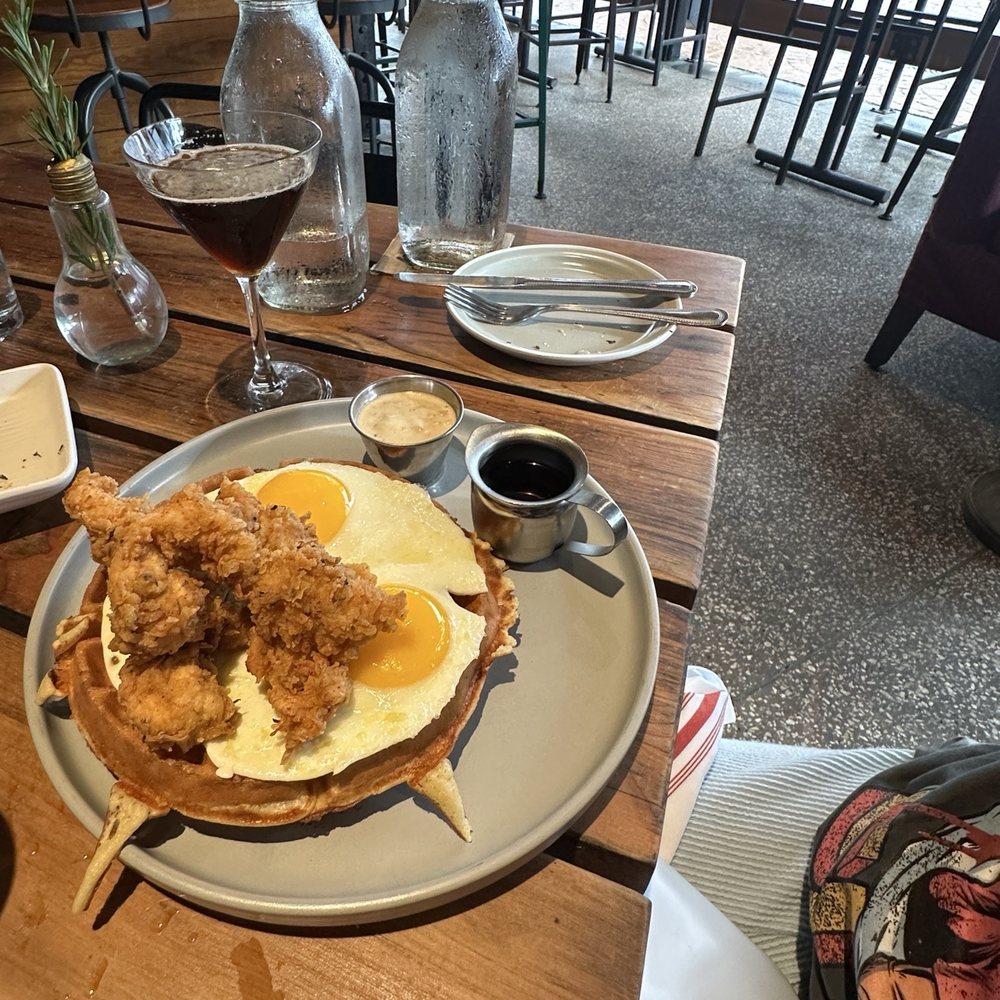 Whiskey Cake - Chicken and Waffle - New American Near Me - Tampa, Florida Whiskey Cake - Chicken and Waffle - New American Near Me - Tampa, Florida