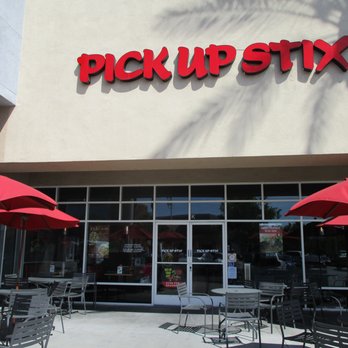 Pick Up Stix Fresh Asian Flavors - Front: outside seating - Chinese Near Me - Irvine, California Pick Up Stix Fresh Asian Flavors - Front: outside seating - Chinese Near Me - Irvine, California