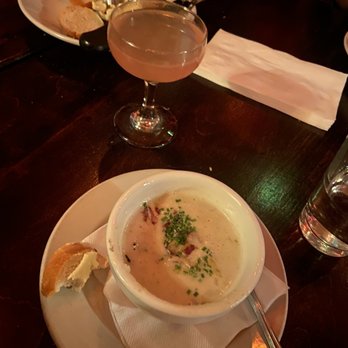 Standard Tap - A few of us enjoyed the clam chowder... bread and butter was wonderful too - Burgers Near Me - Philadelphia, Pennsylvania