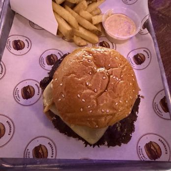 Brennan's Gourmet Burger Shack - The Gouda with fries - Burgers Near Me - Chicago, Illinois