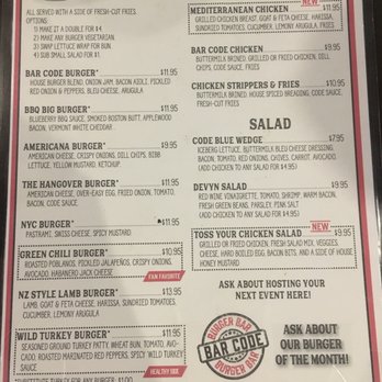 Bar Code Burgers - Burgers Near Me - Las Vegas, Nevada