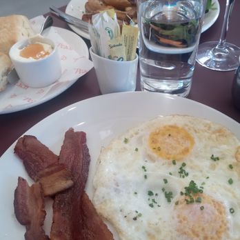 The Peach - Biscuits, bacon and eggs was more than enough! - Breakfast & Brunch Near Me - Oakland, California The Peach - Biscuits, bacon and eggs was more than enough! - Breakfast & Brunch Near Me - Oakland, California