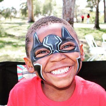 Kelsey's Colors - Black Panther - Face Painting Near Me