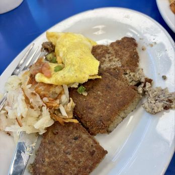 Bob & Edith's Diner - Scrapple - a savory Dutch side. Think sausage. - American Near Me - Arlington, Virginia Bob & Edith's Diner - Scrapple - a savory Dutch side. Think sausage. - American Near Me - Arlington, Virginia