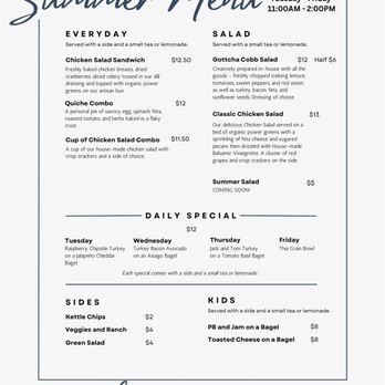 Gottcha Coffee & Cafe - Summer 2023 Menu - Coffee & Tea Near Me - Brazil, Indiana