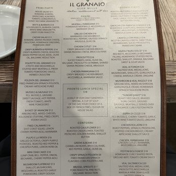 IL Granaio - Lunch menu as of Nov 2022 - Italian Near Me - Glen Mills, Pennsylvania IL Granaio - Lunch menu as of Nov 2022 - Italian Near Me - Glen Mills, Pennsylvania