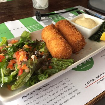 Hotel New York - Salmon croquettes - Modern European Near Me - Rotterdam, ZH