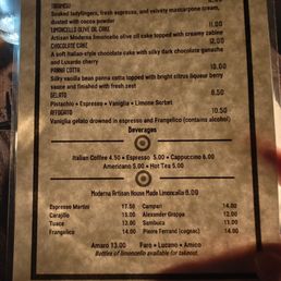 Dessert Menu Dessert Menu