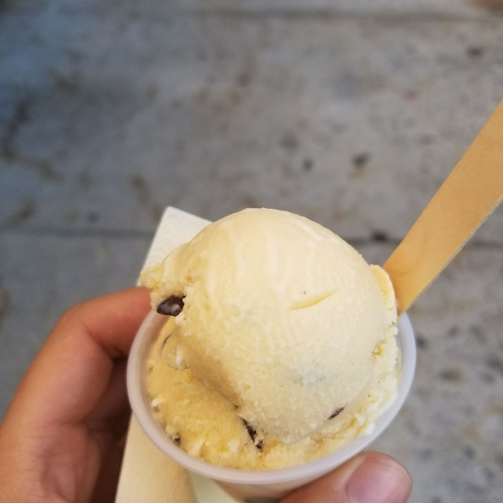 Dancing Lion Chocolate - Small scoop of Thai chocolate chip ice cream. - Coffee & Tea Near Me - Manchester, New Hampshire