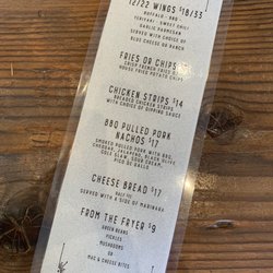 Tully's - Appetizer Menu (Summer 2023)