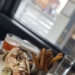 Hootch and Banter - Delicious dirty cheesesteak! super friendly service! quaint atmosphere!