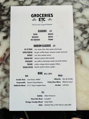 Menu photo 1 Groceries Etc Nashville, TN Menu photo 1 Groceries Etc Nashville, TN