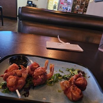 Darby's American Cantina - Bacon Wrapped Shrimp Appetizer - Bars Near Me - Redlands, California Darby's American Cantina - Bacon Wrapped Shrimp Appetizer - Bars Near Me - Redlands, California