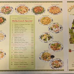 China Express - Lunch menu