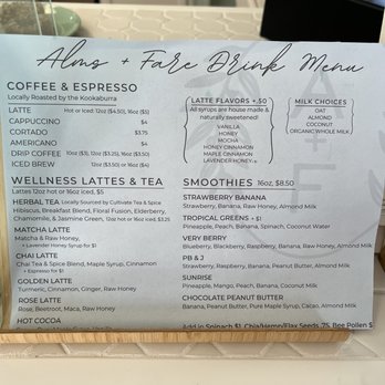 Alms + Fare - Bakeries Near Me - St. Augustine, Florida