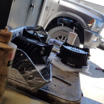 Polishing Proz - Parts (light bar from @randyellisdesign and LED light bar mounts from @element_leds) ready to install with a fresh matte black powder coat! - Powder Coating Near Me - El Cajon, California