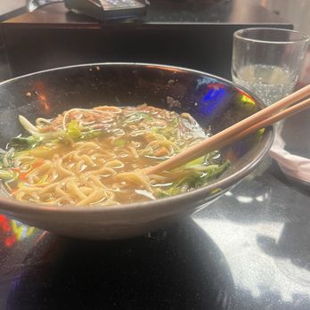 Noodle Boulevard - Duck Ramen with pork rinds - Ramen Near Me - Cary, North Carolina Noodle Boulevard - Duck Ramen with pork rinds - Ramen Near Me - Cary, North Carolina