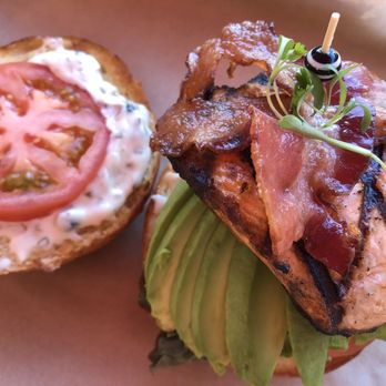 George's Cafe - Salmon sandwich - American Near Me - Costa Mesa, California