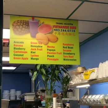 Trung Nguyen V-N Sub - Bubble tea flavours - Sandwiches Near Me - Calgary, Alberta Trung Nguyen V-N Sub - Bubble tea flavours - Sandwiches Near Me - Calgary, Alberta