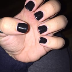 Red Cherry Nail Spa - Amazing powder gel job! (This is a few days grown out and they still look beautiful!)