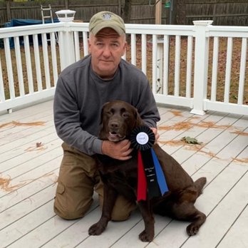 The Right Paw - Chuck with Piper earning their Nosework titile! - Pet Training Near Me - Princeton, Massachusetts The Right Paw - Chuck with Piper earning their Nosework titile! - Pet Training Near Me - Princeton, Massachusetts