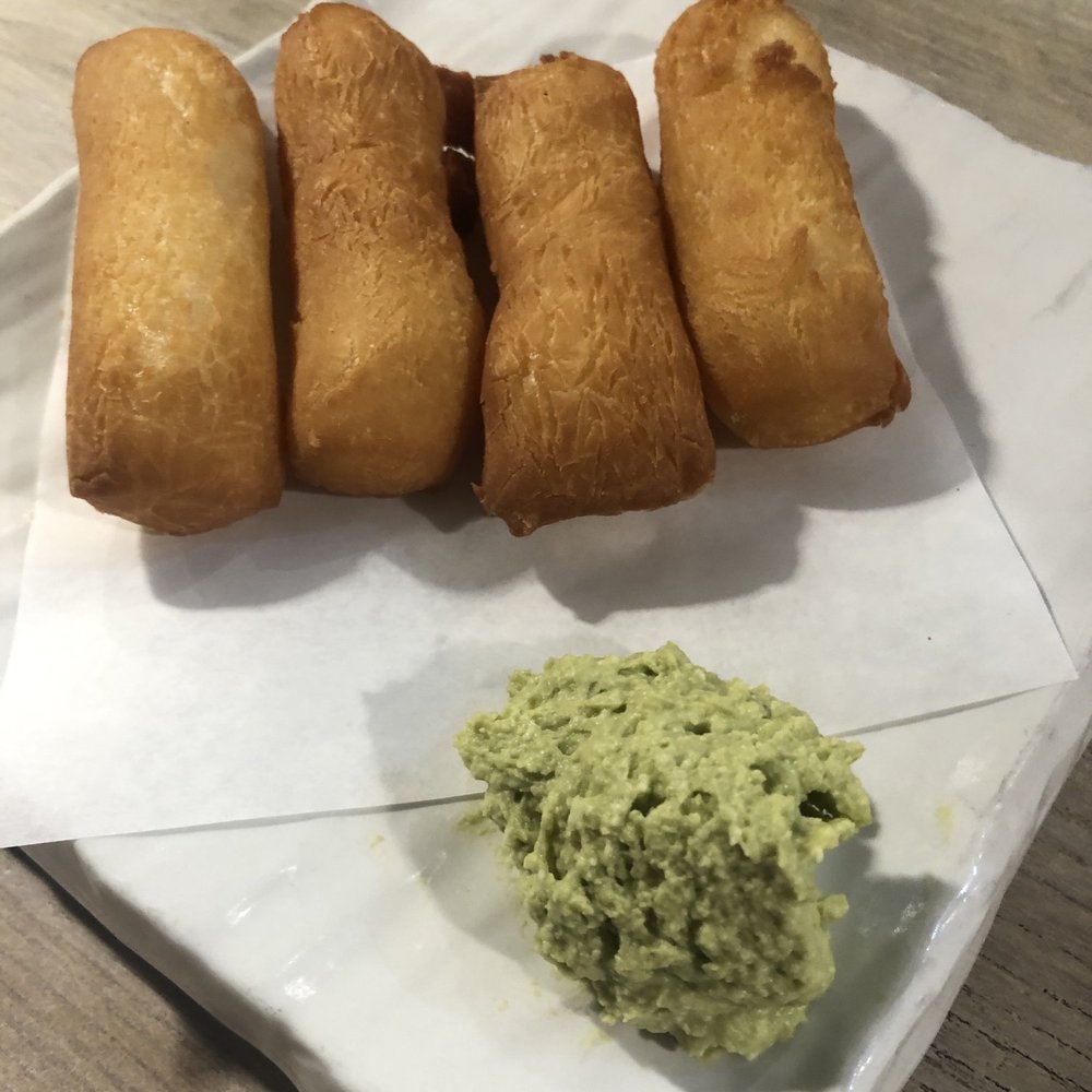 Dela Curo Curry - Yummy! With a side of green tea mousse - Sandwiches Near Me - Berkeley, California