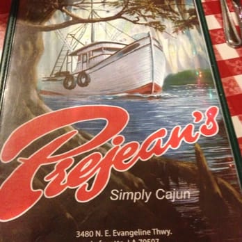 Prejean's - Menu cover - Cajun/Creole Near Me - Lafayette, Louisiana Prejean's - Menu cover - Cajun/Creole Near Me - Lafayette, Louisiana