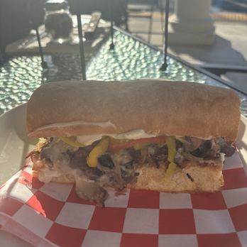 North End Pizza Pub - Philly Steak & Cheese Sub. Super meaty and delicious. - Italian Near Me - Murrieta, California North End Pizza Pub - Philly Steak & Cheese Sub. Super meaty and delicious. - Italian Near Me - Murrieta, California