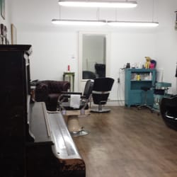 Jett Black & Bleached Hair Architects - Inside the salon.