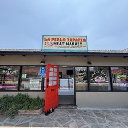 La Perla Tapatia Meat Market - Front