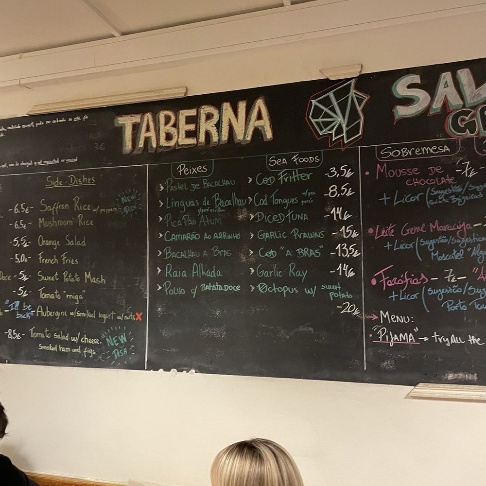 Sal Grosso - Menu - Portuguese Near Me - Lisbon, 11