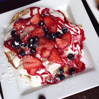 Rooster - Downtown - Pancakes with berries and creme fraiche - Creperies Near Me - St. Louis, Missouri Rooster - Downtown - Pancakes with berries and creme fraiche - Creperies Near Me - St. Louis, Missouri