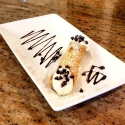Homemade cannoli with fresh ricotta cheese cream and chocolate chips. Only for $3.95 !!