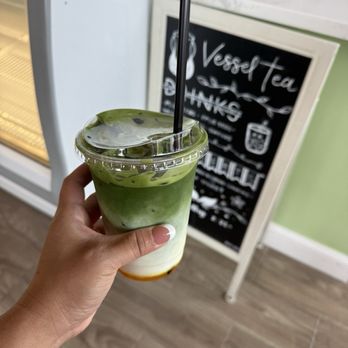 Vessel Tea - mango sticky rice matcha is chef's kisssss - Bubble Tea Near Me - Annandale, Virginia Vessel Tea - mango sticky rice matcha is chef's kisssss - Bubble Tea Near Me - Annandale, Virginia