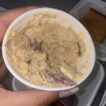 Moose Creek BBQ - Potato Salad - 6 oz. Already ate some it was too good to stop and take a picture of. - Barbeque Near Me - Arlington, Washington Moose Creek BBQ - Potato Salad - 6 oz. Already ate some it was too good to stop and take a picture of. - Barbeque Near Me - Arlington, Washington