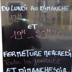 Le Relais du Morvan - Les horaires