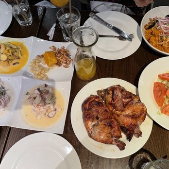 CVI.CHE 105 - Trilogia De Ceviches 1/2 Roast Chicken Rice with Seafood / Arroz con Mariscos SANGRA White or Red - Peruvian Near Me - Miami, Florida CVI.CHE 105 - Trilogia De Ceviches 1/2 Roast Chicken Rice with Seafood / Arroz con Mariscos SANGRA White or Red - Peruvian Near Me - Miami, Florida