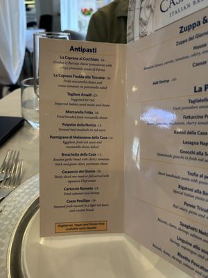 Menu photo 1 Casa Cosenza Oldsmar, FL