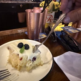 Knemeyer's Eatery & Spirits - The latest lemon, blueberry streusel cake I've ever eaten - American Near Me - Waterville, Washington