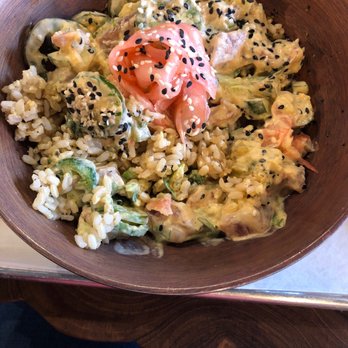 Shaka Kitchen - Ahi Tuna Poke Bowl with extra Spicy Shaka Sauce - Breakfast & Brunch Near Me - Hoboken, New Jersey Shaka Kitchen - Ahi Tuna Poke Bowl with extra Spicy Shaka Sauce - Breakfast & Brunch Near Me - Hoboken, New Jersey